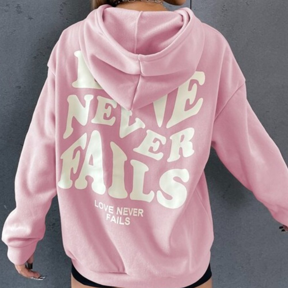 CORINTHIANS LOVE NEVER FAILS SWEATSHIRT - Picture 1 of 7